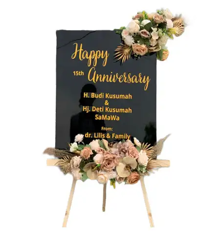 Papan Bunga Akrilik Wuar Labobar